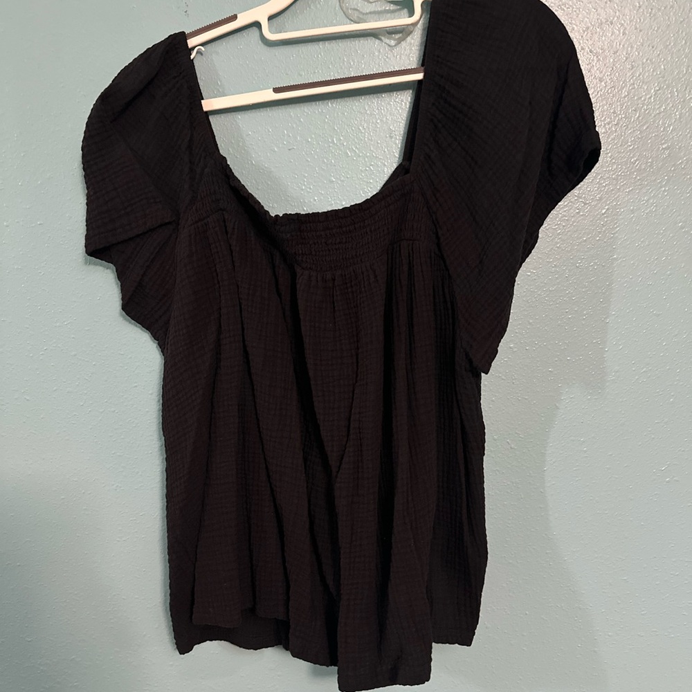 Chic Black Women's Blouse